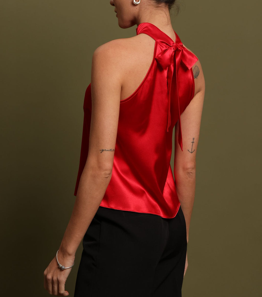 blusa con lazo