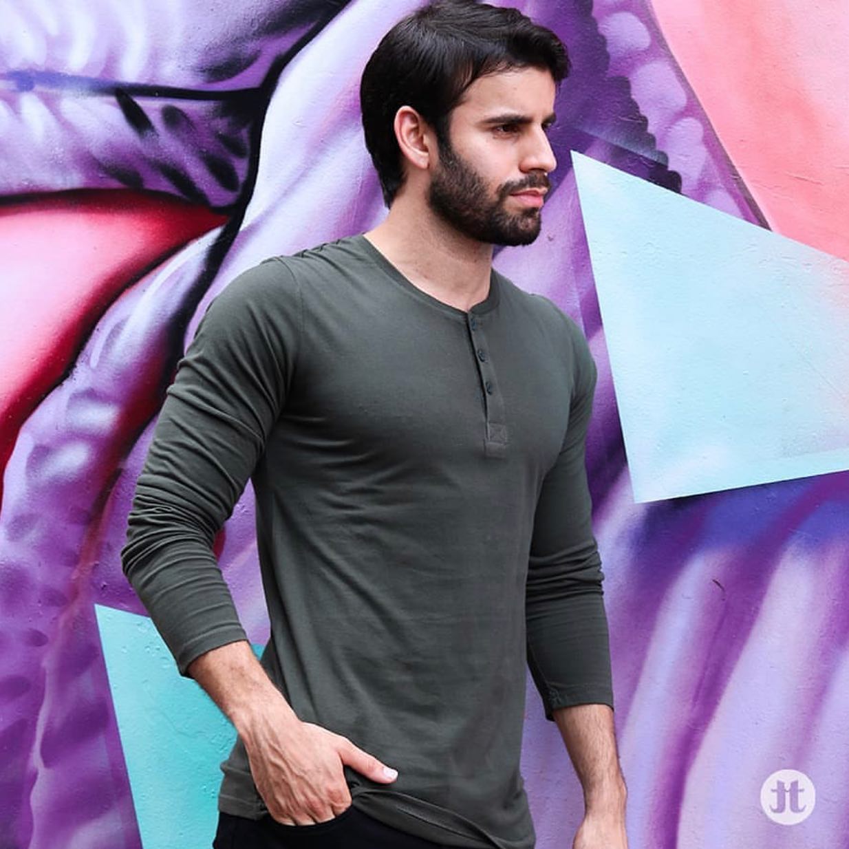 Polera manga larga